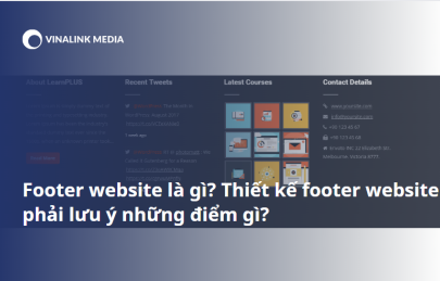 Footer website là gì? thiết kế footer website phải lưu ý những điểm gì?